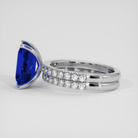 3.04 Ct. Blue Sapphire Ring, Platinum 950 4