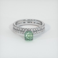 1.54 Ct. Sapphire Ring, Platinum 950 1