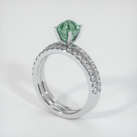 1.54 Ct. Sapphire Ring, Platinum 950 2