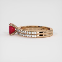 1.09 Ct. Ruby Ring, 14K Rose Gold 4