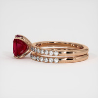 2.52 Ct. Ruby Ring, 14K Rose Gold 4