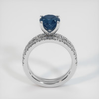1.56 Ct. Sapphire Ring, 14K White Gold 3