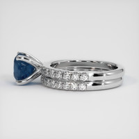 1.56 Ct. Sapphire Ring, 14K White Gold 4
