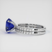 2.99 Ct. Sapphire Ring, 14K White Gold 4