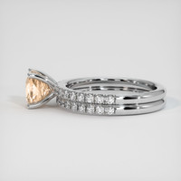 1.99 Ct. Sapphire Ring, 14K White Gold 4