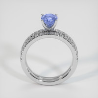 1.50 Ct. Sapphire Ring, 14K White Gold 3