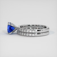 1.20 Ct. Sapphire Ring, 14K White Gold 4