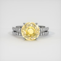 5.08 Ct. Sapphire Ring, 14K White Gold 1