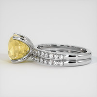 5.08 Ct. Sapphire Ring, 14K White Gold 4