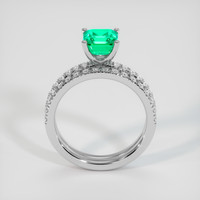 1.88 Ct. Emerald Ring, 18K White Gold 3