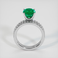 2.83 Ct. Emerald Ring, 18K White Gold 3