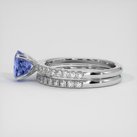 1.50 Ct. Sapphire Ring, 18K White Gold 4