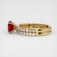 1.07 Ct. Ruby Ring, 14K Yellow Gold 4