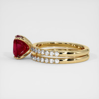 2.52 Ct. Ruby Ring, 14K Yellow Gold 4
