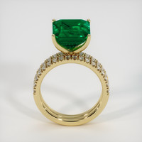 4.79 Ct. Emerald Ring, 18K Yellow Gold 3