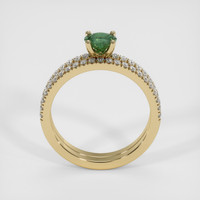 0.61 Ct. Sapphire Ring, 18K Yellow Gold 3
