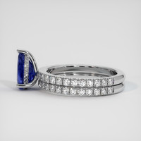1.66 Ct. Blue Sapphire Ring, Platinum 950 4
