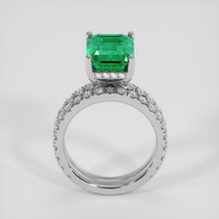 5.06 Ct. Emerald Ring, Platinum 950 3
