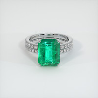 4.97 Ct. Emerald Ring, Platinum 950 1