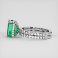 3.24 Ct. Emerald Ring, Platinum 950 4