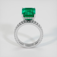 7.73 Ct. Emerald Ring, Platinum 950 3