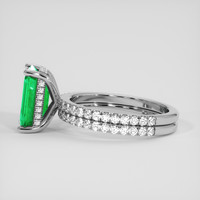 2.54 Ct. Emerald Ring, Platinum 950 4