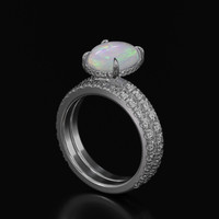2.26 Ct. Gemstone Ring, Platinum 950 2