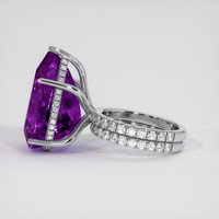 18.62 Ct. Gemstone Ring, Platinum 950 4