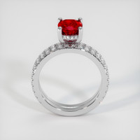 1.48 Ct. Ruby Ring, Platinum 950 3