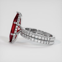 3.03 Ct. Ruby Ring, Platinum 950 4