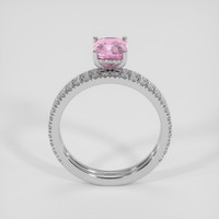 2.04 Ct. Pink Sapphire Ring, Platinum 950 3