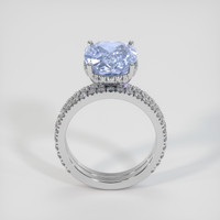6.05 Ct. Blue Sapphire Ring, Platinum 950 3