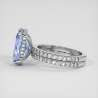 6.05 Ct. Blue Sapphire Ring, Platinum 950 4