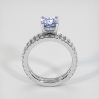 2.01 Ct. Blue Sapphire Ring, Platinum 950 3