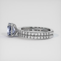 2.01 Ct. Blue Sapphire Ring, Platinum 950 4