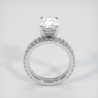 2.50 Ct. White Sapphire Ring, Platinum 950 3