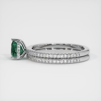 0.83 Ct. Sapphire Ring, Platinum 950 4