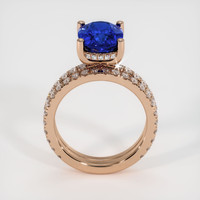 4.43 Ct. Sapphire Ring, 14K Rose Gold 3