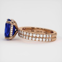 4.43 Ct. Sapphire Ring, 14K Rose Gold 4