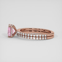 2.04 Ct. Pink Sapphire Ring, 14K Rose Gold 4