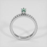0.50 Ct. Alexandrite Ring, 10K White Gold 3