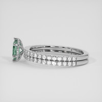 0.50 Ct. Alexandrite Ring, 10K White Gold 4