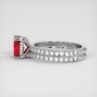 1.41 Ct. Ruby Ring, 10K White Gold 4