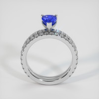 1.66 Ct. Blue Sapphire Ring, 14K White Gold 3