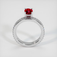 1.08 Ct. Ruby Ring, 14K White Gold 3