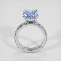 6.05 Ct. Sapphire Ring, 14K White Gold 3