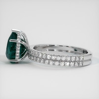 5.05 Ct. Sapphire Ring, 14K White Gold 4