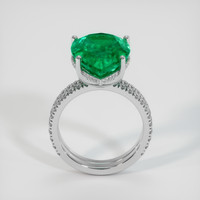 7.61 Ct. Emerald Ring, 18K White Gold 3