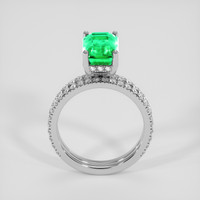 2.79 Ct. Emerald Ring, 18K White Gold 3