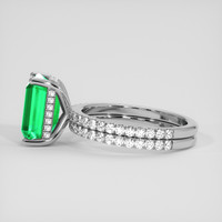 2.79 Ct. Emerald Ring, 18K White Gold 4
